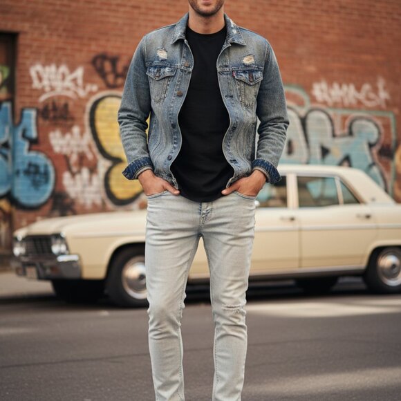 American Eagle Extreme Flex Acid Wash Jeans Size 31x32 - Picture 9 of 9